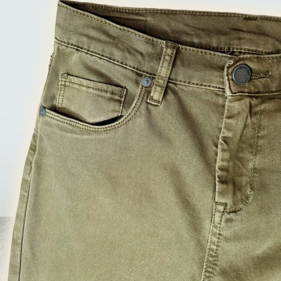 BlankNYC ‘The Great Jones’ Olive Green High-Rise Skinny Jeans Size 26 - Picture 5 of 16